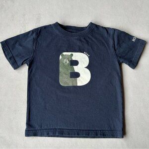 Roots ~ B Bear Graphic Tee ~ 100% Organic Cotton ~ Kids Size 4T
